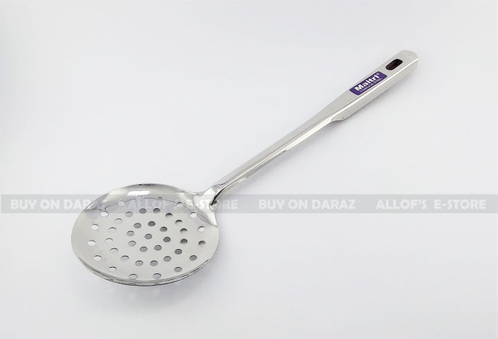 Stainless Steel Jhanjhar (Maitri) - 35.5 cm ( Approx.) - For Easy Fry Cooking various food