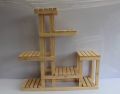 Multi Tier Indoor Wooden Pine Wood Plant Stand Flower Pot Rack | 7 Tier Flower Pot Stand | Wooden Flower Pot Stand. 