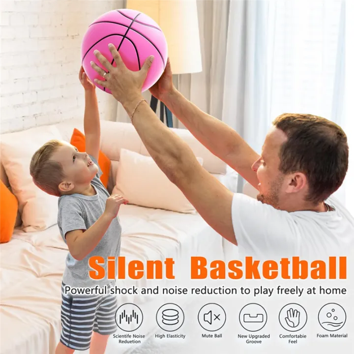 Foam%20Basketball,%20Indoor%20High%20Density%20Training%20Basketball%203D%20Texture%20Quiet%20Bounce%20No%20Noise%20Ball%20for%20Home%20Beach%20Pool%20Easy%20Install%20Easy%20to%20Use%20B%20-%20Image%204