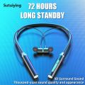 Sutuiying Wireless Bluetooth Headphones Neck Stereo Noise High Quality Reduction Universal Sports Earphone Microphone. 