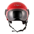 Vega Atom Red Open Face Helmet. 