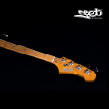 Jet Guitars JJB 300 SB Roasted Maple Neck, Sunburst Bass Guitar. 