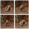 【Exclusive Wo Coffee Cup Ring Artificial Bronze Metal Rings Jewelry LXH. 