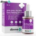 The Derma Co 30% AHA + 2% BHA Peeling Solution 30ml Off Face Mask. 