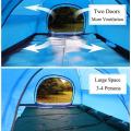 Waterproof Camping Tent for 4-5 People - Double Layer, Instant Setup. 