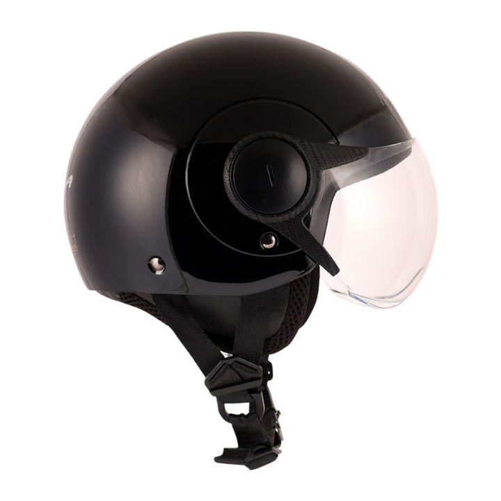 Vega%20Atom%20Black%20Open%20Face%20Helmet%20-%20Image%204