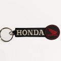 Honda Logo Printed Double Sided Keychain For Car Bike Men Women Keyring. 