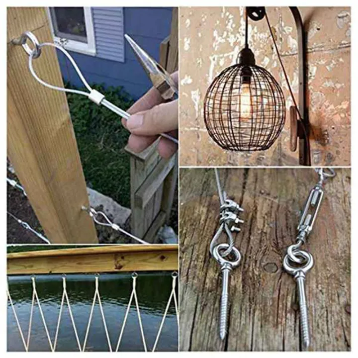 FORIDE%202set%2030M%20Steel%20PVC%20Coated%20Flexible%20Wire%20Rope%20Soft%20Cable%20Transparent%20Stainless%20Steel%20Clothesline%20Diameter%202mm%20Kit%20-%20Image%206