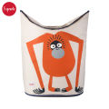 3 Sprouts Baby Laundry Hamper Storage Basket Organizer Bin for Clothes,Orangutan. 