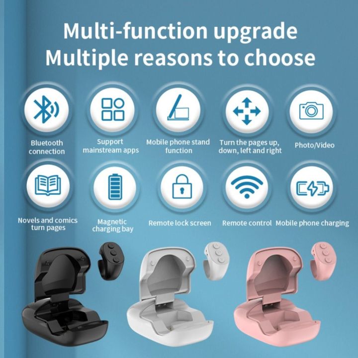 New%20Wireless%20Finger%20Remote%20Control%20Bluetooth%20Video%20Recording%20Page%20Turner%20Multifunction%20Smart%20Scroller%20Controller%20for%20Tik%20Tok/iPad/Kindle%20App/iPhone/Android%20-%20Image%203