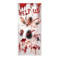 Haunted House Horror Scary Halloween Decoration Secret Room Window Glass Static Sticker Blood Handprint Window Sticker Ghost Shadow. 