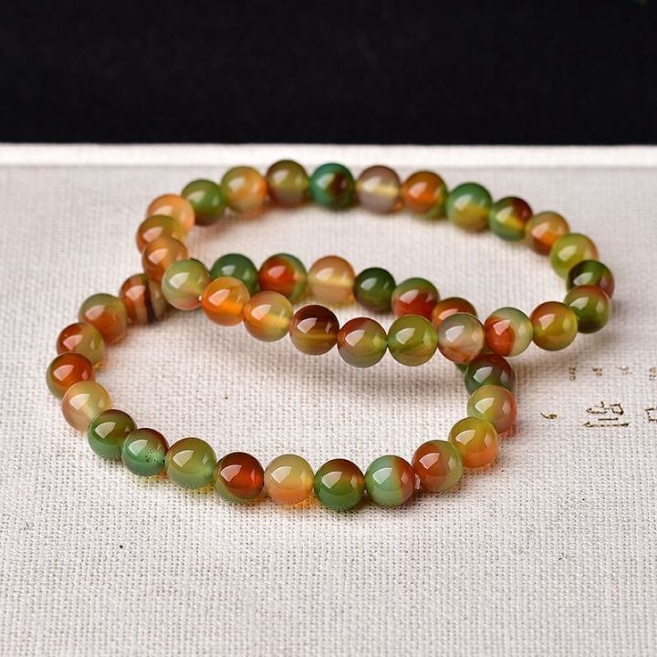 %E3%80%90Best%20Price%20Guaranteed%E3%80%91Natural%20Peacock%20Agate%20Single%20Circle%20Bracelet%20Crystal%20Transparent%20Color%20Green%20Men's%20and%20Women's%20Jewelry%20Bracelet%20-%20Image%204