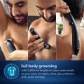 Philips 5000 Series Body Grooming Trimmer | Bidirectional, Showerproof Groin and body trimmer | C2D contour following with skin protect technology | Safe even below the belt | BG5021/15. 