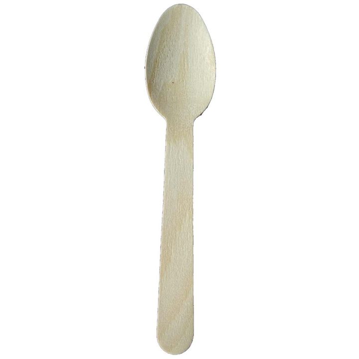 Bakers Creation Disposable Spoon- Bio-degradable | Wooden | spoon | Eco ...