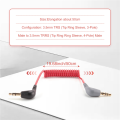 OUMERY Replacement 3.5mm TRS to 3.5mm TRRS Adapter Cable for Sc7 By VIDEOMIC GO Video Micro-type Mics. 