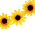 NAMUNY 2X Floral Autumn Sunflower Crown Hair Accessories Bridal Holiday Hair with Sunflower Hair Accessories. 