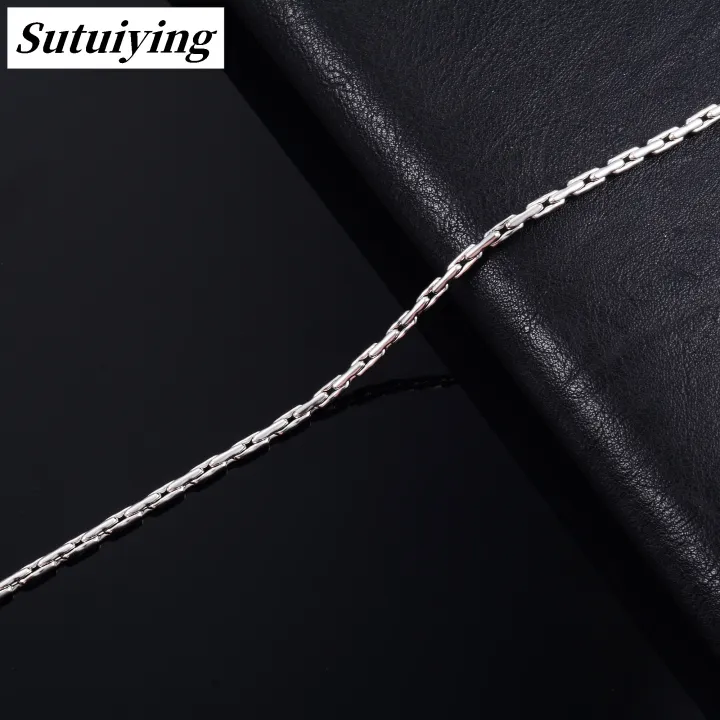 Sutuiying%20Thin%20Necklace%20Link%20Cable%20Chain%20on%20Neck%20for%20Women%20Ladies%20316L%20Stainless%20Luxury%20Steel%20Jewelry%20Accessories%20Silver%20Color%20Choker%20Her%20Gift%20-%20Image%207