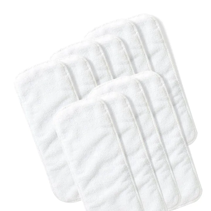 Livingtex%204%20Pcs%20Washable%20Diapers%20Pad%20Inserts%20Adjustable%20Reusable%20Cloth%20Diaper%20Pant%203-Layer%20Insert%20Cotton%20For%20Baby%20-%204%20Pcs%20Baby%20Diaper%20Insert%20-%20Image%205