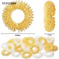 DISICHEN Hot Selling 1/5/10Pcs Acupressure Rings and Bracelets Massagers Set Spiky Sensory Finger Rings for Finger and Hand Wrist Massage Pain Relief. 
