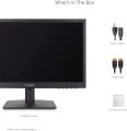 ViewSonic VA1903H 19-Inch WXGA 1366x768p 16:9 Widescreen Monitor with Enhanced View Comfort, Custom ViewModes and HDMI for Home and Office, Black. 