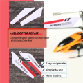 4 x Blades S107 S107G Gyro Remote Control Helicopter Repair RED. 