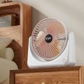 Small Fan Rechargeable Desktop Mini Fan Strong Wind Silent Design Portable Electric Fan High Air Volume Portable TriPole Desk Fan Outdoor. 