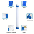 Portable 30CM LED Rechargeable Tube Camping Light Magnetic Suspension Portable Light Bulb for Emergency,Night Market,Outdoor Lighting. 