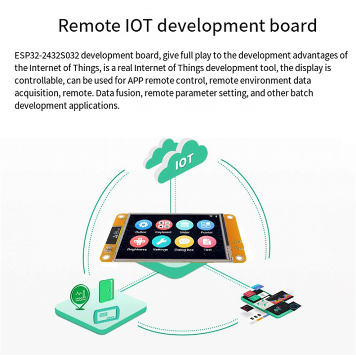 2.8%20Inch%20TFT%20Display%20Module%20with%20Resistive%20Touch%20for%20ESP32%20WiFi%20Bluetooth%20Development%20Tool,%20240x320,%20B%20-%20Image%202