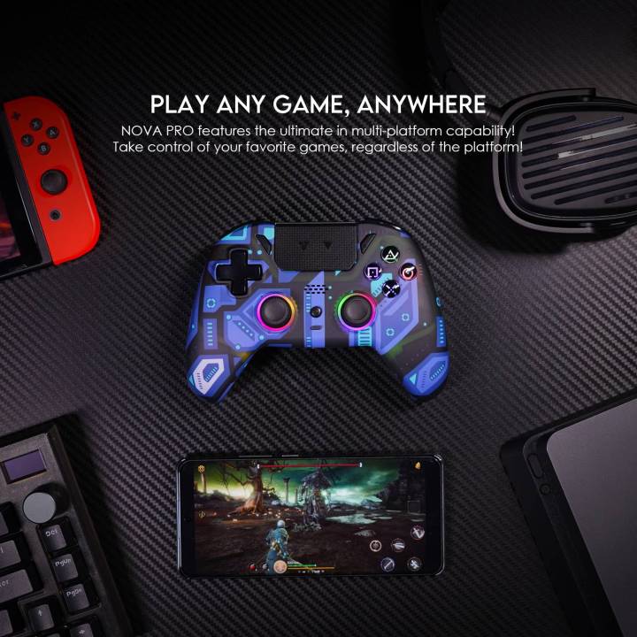 FANTECH%20Joystick%20WGP14V2%20NOVA%20PRO%20Wireless%20Multi-Platform%20Gamepad%20Dual%20Mode%20Rechargeable%20-%20Image%205