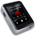 X1 Touch Screen MP3 Player Portable Music Player + Speaker FM Radio Recorder Bluetooth-Compatible HiFi Sound Quality B. 