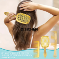 DISICHEN 1-3pcs Profession Detangling Hair Brush Set Professional Barber Comb Scalp Massage Hair Care Golden Salon Air Cushion Hairbrush Bargain price. 
