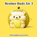 Original For Realme Buds Air 3 cartoon Silicone Earphone Case Cover Shock resistant NO.3. 