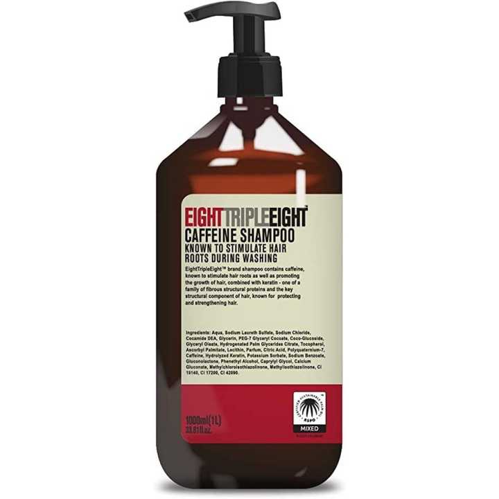 EightTripleEight Caffeine Shampoo 1000ml. (Original)