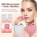 EMS Facial Massager Microcurrent Face Lift Machine Roller Tightening Rejuvenation Beauty Skin Anti Wrinkle Fat Burning Slimming. 