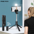 Prime Picks R1 Selfie Stick | Extendable Selfie Stick with Tripod Stand and Detachable Wireless Bluetooth Remote | Tripod. 