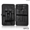WeihonghunfeiSales promotion 【New arrival】7/10/16/18 pcs Manicure Cutters Nail Clipper Set Household Stainless Steel Ear Spoon Nail Clippers Pedicure Nail Scissors Tool. 
