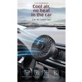 Portable 360 Degree Car Air Outlet Fan Adjustable Speeds Comfort Car Air Circulation Fan Low Noise Adjustable Angle Car Cooling Fan Vehicle Interior. 