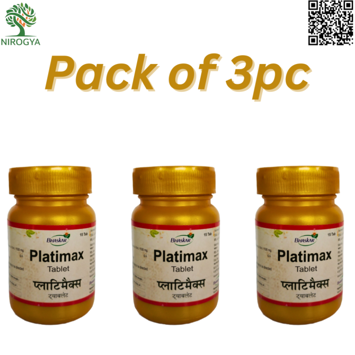 Bhaskar Platimax Tablets 15N Pack of 3 pc
