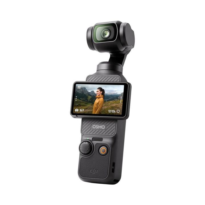 DJI Osmo Pocket 3, Vlogging Camera with 1'' CMOS &amp; 4K/120fps Video, 3-Axis Stabilization, Fast Focusing, Small Video Camera for Photography, YouTube Face/Object Tracking, 2" Rotatable Touchscreen