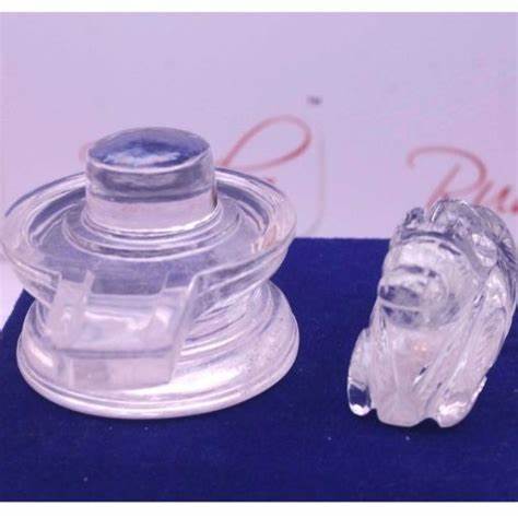 Sphatic Shiva linga  Nandi Statue