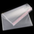 Self Seal Adhesive Cello Cellophane Resealable Plastic 8*12 Inch PP Plastic HDPE Transparent Garment Packing Covers (Pack Of 40Pieces). 
