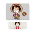 One Piece Luffy Printed Hardshell Case & keyboard Guard for MacBook 16 inch Case Model A2780 A2485 for 2023/2022/2021 16 inch Mac Pro M2 M1 Pro/Max. 