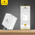 My Power 20 Watt PD Adaptor , Pd Charger,  Type C Output Charger White colour MP98pd Dock Round Indian Pin. 