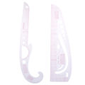 1PC Super Soft Plastic Curve Ruler Drawing Tailor Ruler Yardstick Sewing Tool Qingyue. 