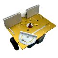 Routing table insertion aluminum wood milling and turning machine carving auxiliary workbench. 