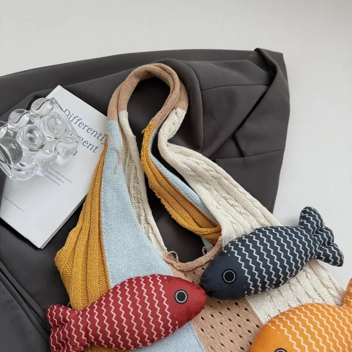 New%20Little%20Fish%20Shoulder%20Bag%20Handmade%20Large%20Capacity%20Versatile%20Tote%20Bag%20Summer%20Cotton%20Cute%20Relaxed%20Knitted%20Bag%20Casual%20Outing%20-%20Image%206