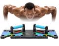 Push Up Board 9 In 1 Push Up Bars Stand Board With Strong Grip Handle For Chest Press, Gym & Home Exercise, Strength Training, Dips/Push Up Stand For Men & Women. 