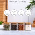 NepLiving Glass Jars ,7Oz Airtight Empty Seasoning Spice Containers For Kitchen Food Organization Storage-Pack of 12 (210ML*1). 