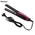 Kemei Black/Pink Flat Iron Professional Hair Straightener - KM-328. 