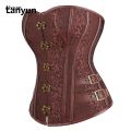 Aixuan [DUSI] Steampunk Overbust Corset Plus Size Corselets Women 【2025 Version】 Luxury Outwear Bustier Top Metal Locks Gothic Gorset ✬✫✩. 